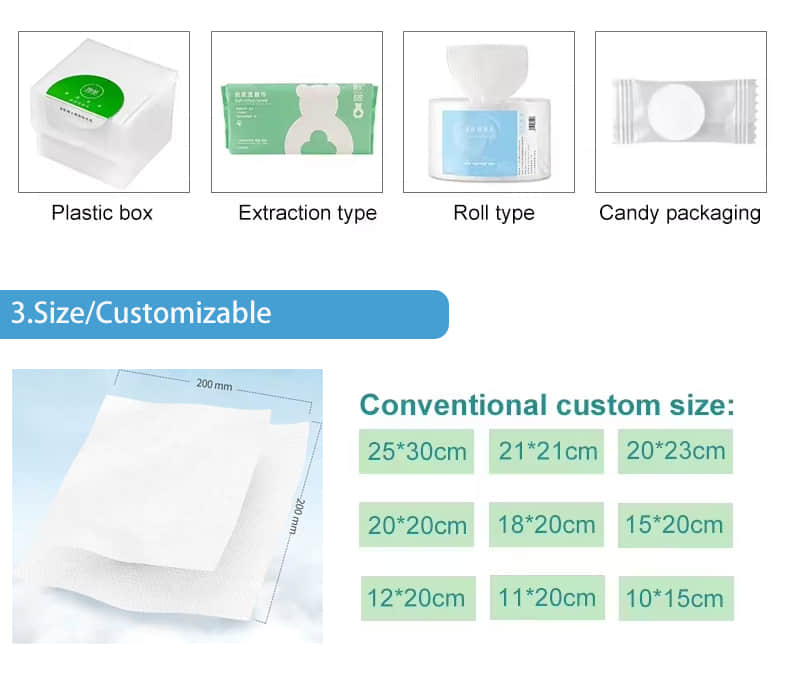 Wholesale Disposable Cotton Face Cleaning Towel Skin-Friendly Clean Towels for Face Wholesale Disposable Cotton Face Cleaning Towel Skin-Friendly Clean Towels for Face