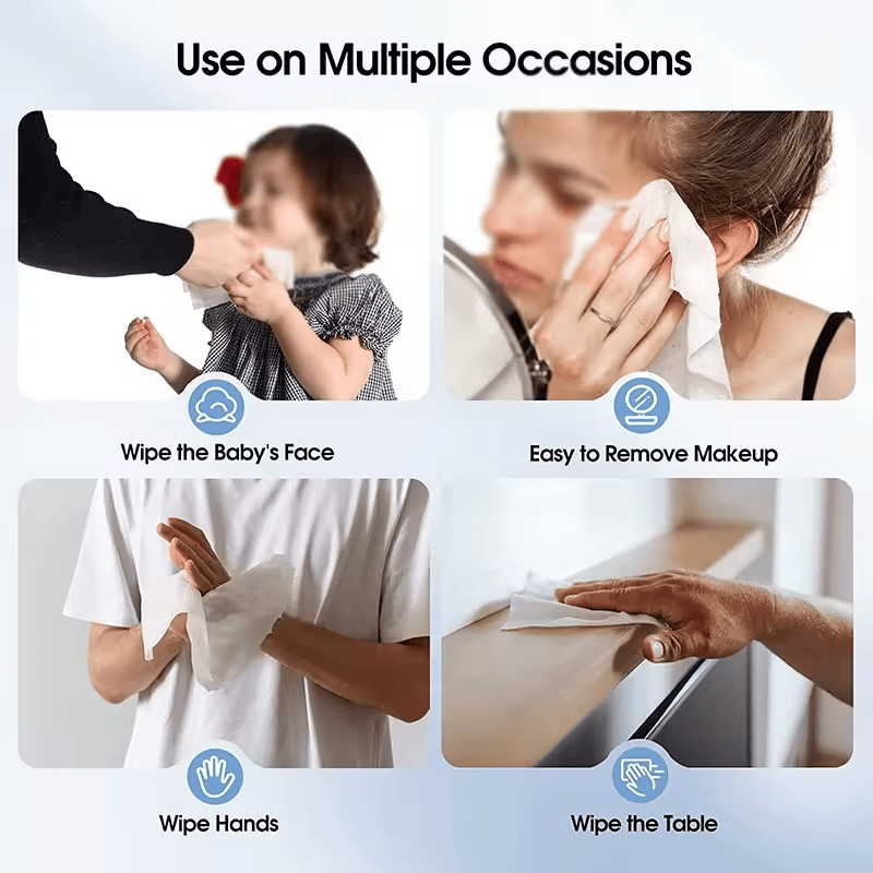 Wholesale Disposable Cotton Face Cleaning Towel Skin-Friendly Clean Towels for Face