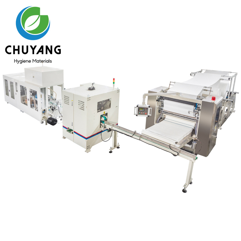 Full Automatic Pull-out Facial Cotton Towel Processing Production line