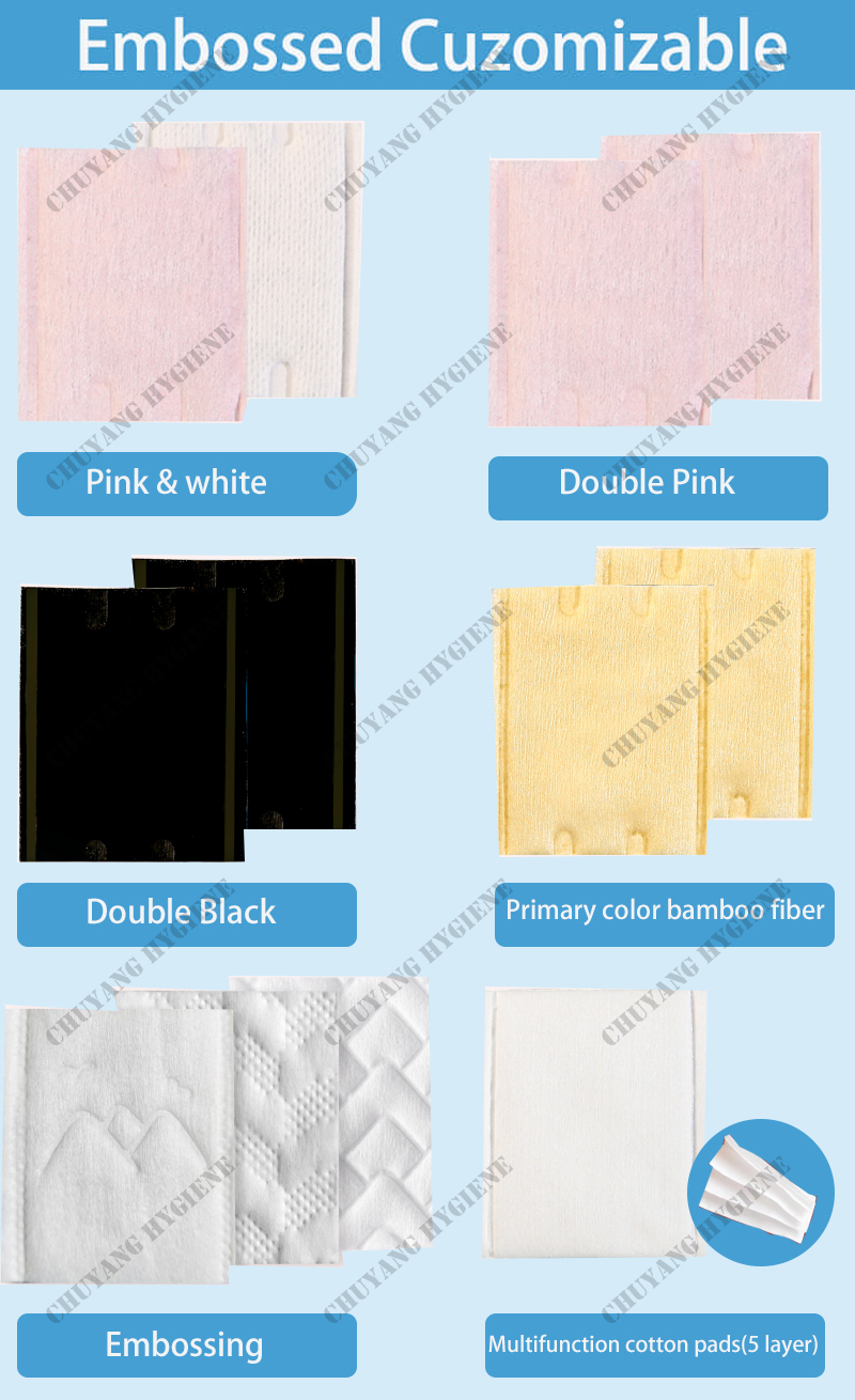 Disposable facial cleansing cotton square makeup removers pads hypoallergenic 100% pure cotton Disposable facial cleansing cotton square makeup removers pads hypoallergenic 100% pure cotton