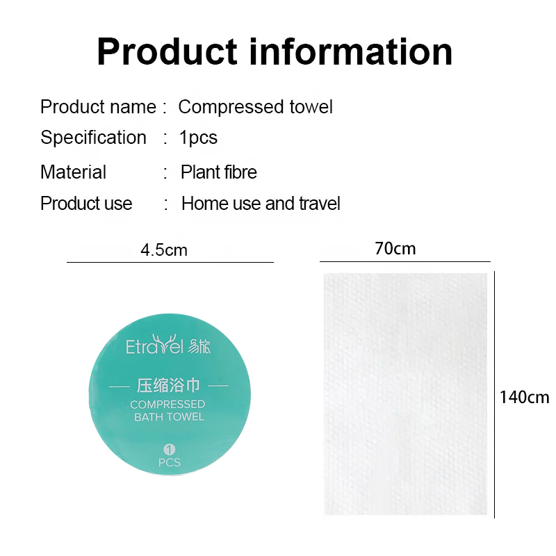 Portable travel individual wholesale customized disposable compressed towel tablet for hotel Portable travel individual wholesale customized disposable compressed towel tablet for hotel