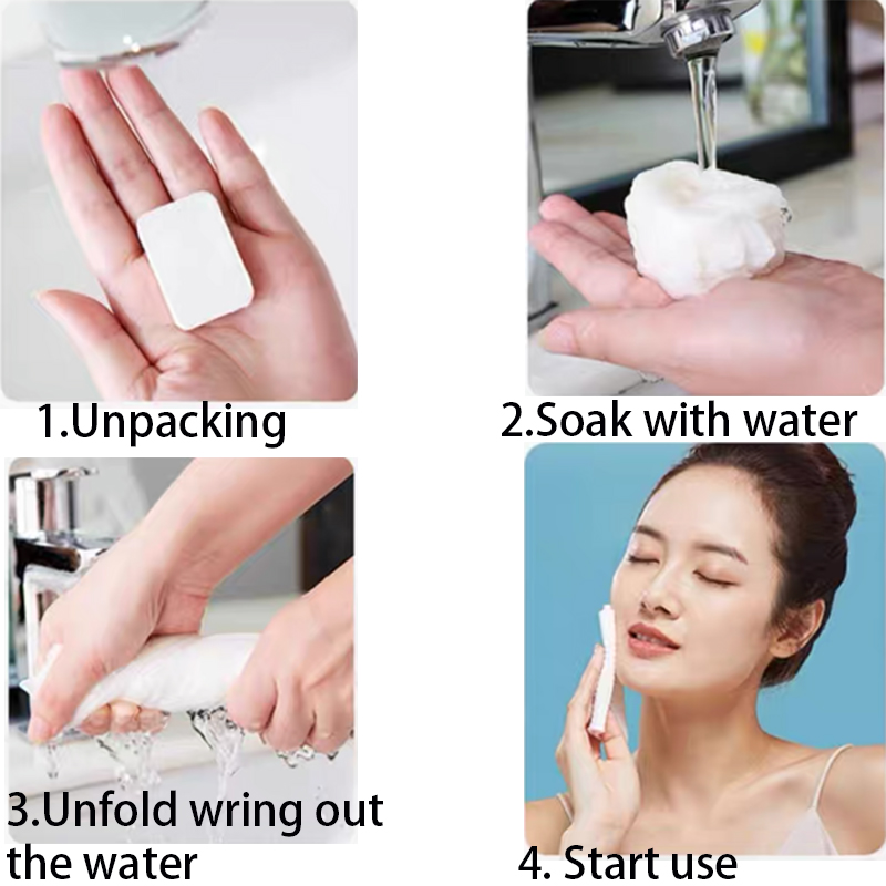Custom wholesale price disposable compressed towel tablets for face cleaning portable travel Custom wholesale price disposable compressed towel tablets for face cleaning portable travel