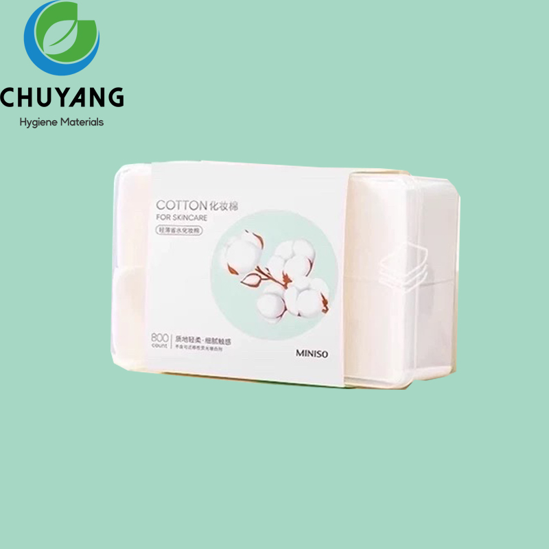 Disposable facial cleansing square cotton pad OEM Makeup Pads Manufacturer | Quanzhou Chuyang Disposable facial cleansing square cotton pad OEM Makeup Pads Manufacturer | Quanzhou Chuyang