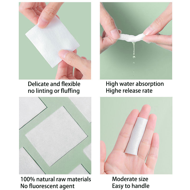 Disposable facial cleansing square cotton pad OEM Makeup Pads Manufacturer | Quanzhou Chuyang Disposable facial cleansing square cotton pad OEM Makeup Pads Manufacturer | Quanzhou Chuyang