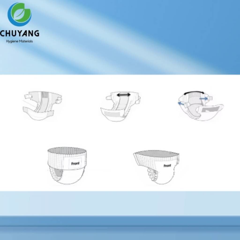 High Quality Elastic Nonwoven Waistband For Diaper High Quality Elastic Nonwoven Waistband For Diaper