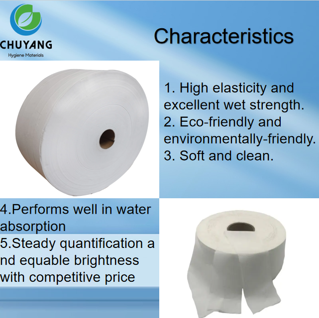 Hot Selling Raw Material Tissue Paper for Baby Diaper Sanitary Napkin Making Hot Selling Raw Material Tissue Paper for Baby Diaper Sanitary Napkin Making