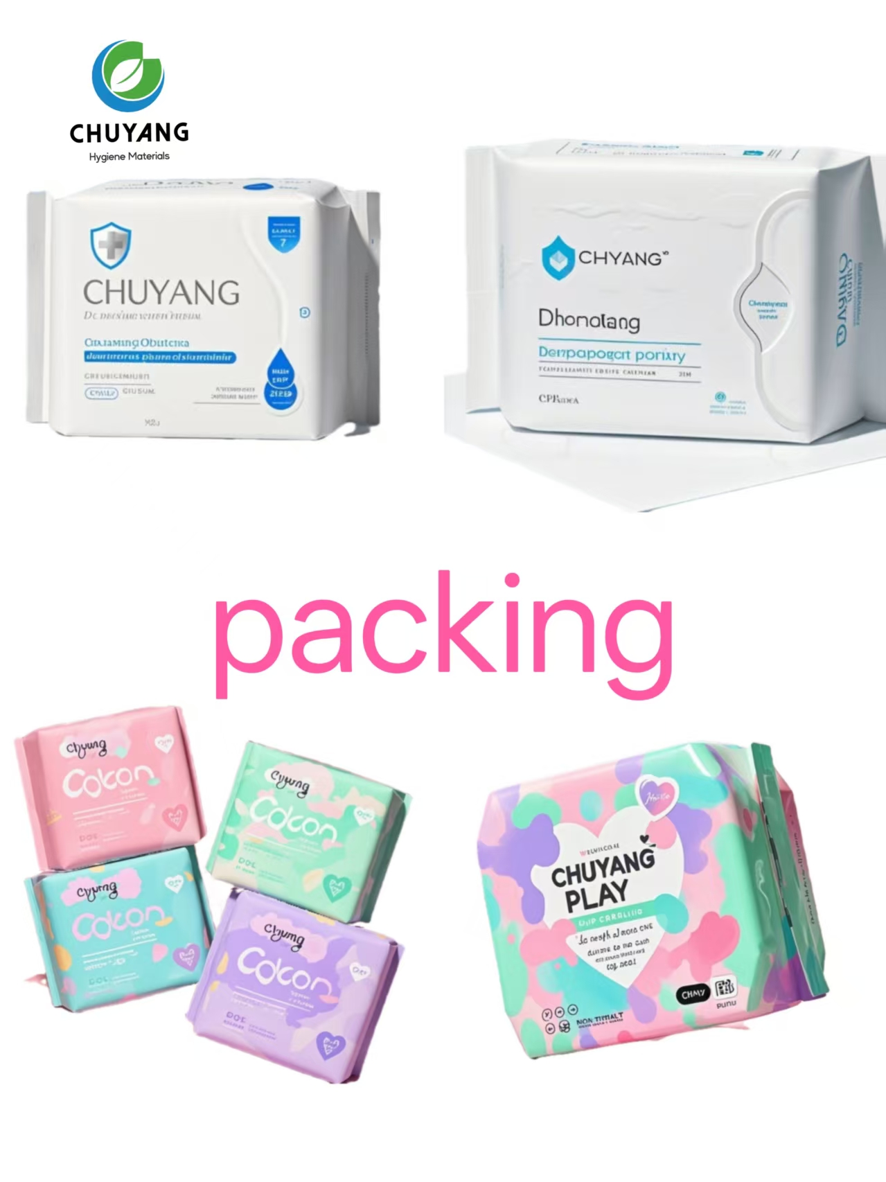 OEM brand disposable fluff pulp sanitary napkin cotton sanitary pad for Women sensitive skin OEM brand disposable fluff pulp sanitary napkin cotton sanitary pad for Women sensitive skin