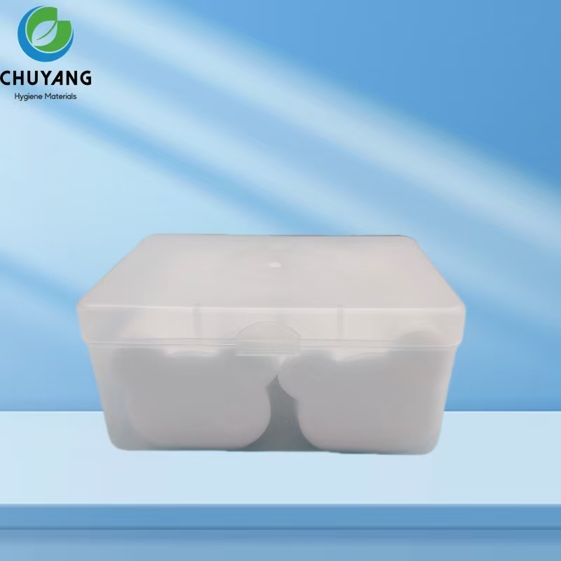 Wholesale Disposable Special Shape Cosmetic Facial Cotton Makeup Remover Pads for Face Skin 