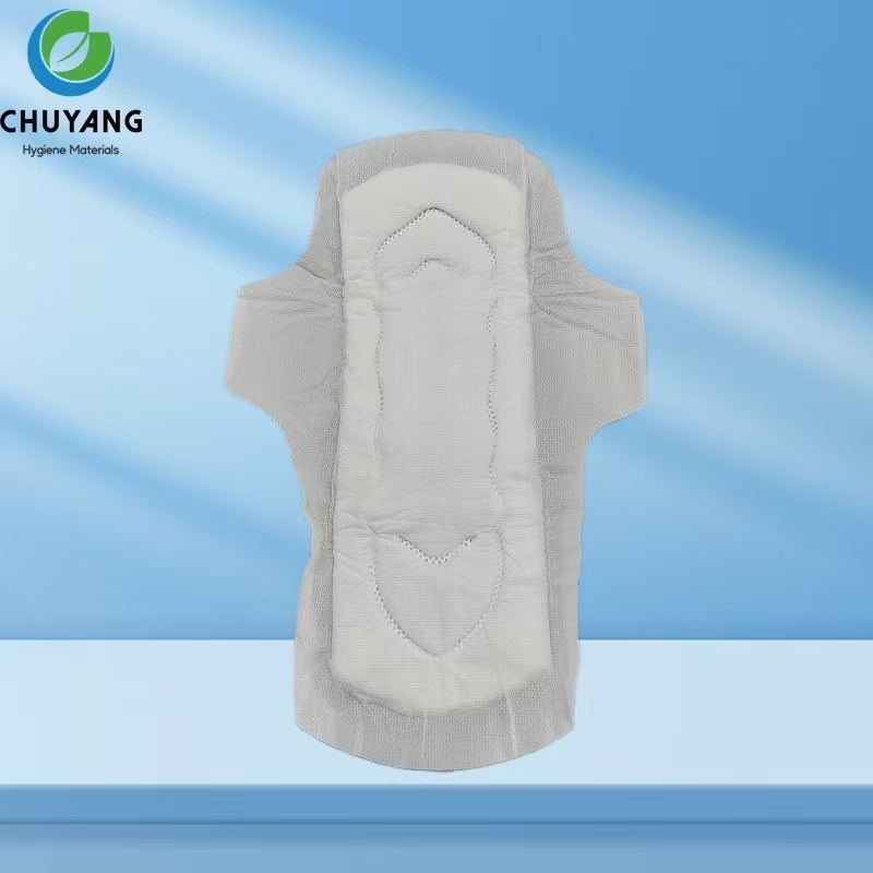 Fluff pulp perforated sanitary napkins period pad 240mm soft dry sanitary pad 