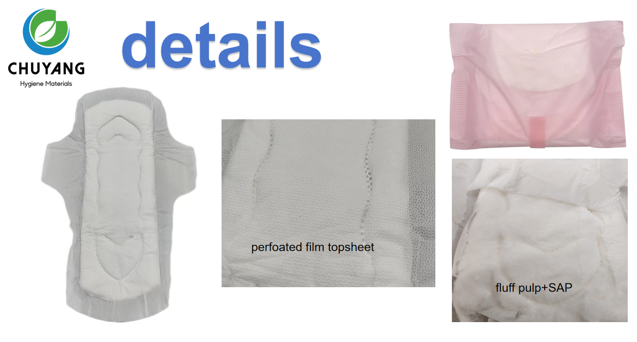 Fluff pulp perforated sanitary napkins period pad 240mm soft dry sanitary pad Fluff pulp perforated sanitary napkins period pad 240mm soft dry sanitary pad