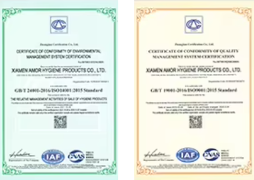 OEM-disposable-mesh-topsheet-338cm-sanitary-napkins-manufacturer