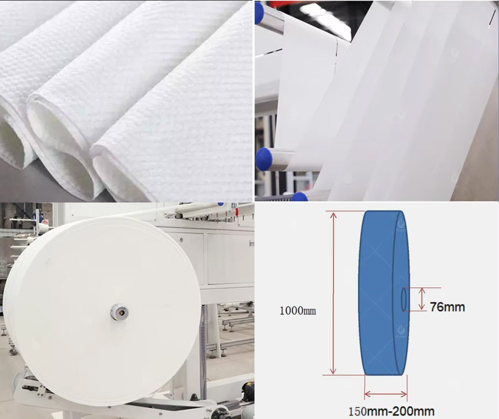 Full Automatic Wet Tissue Making Machine 5-30pcs Wet Wipes Production Line Full Automatic Wet Tissue Making Machine 5-30pcs Wet Wipes Production Line