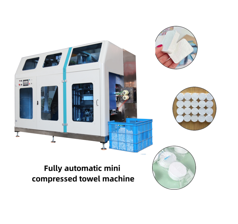 Fully automatic compressed towel machine Fully automatic compressed towel machine