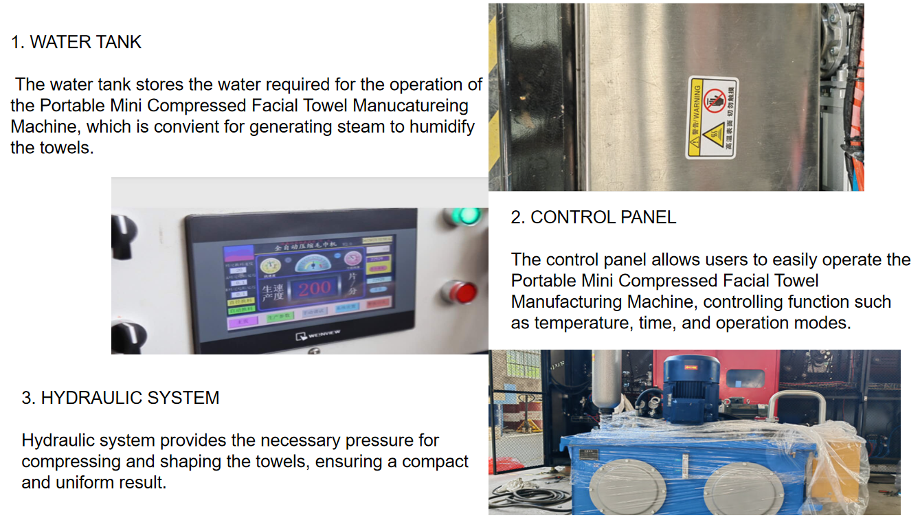 Fully automatic compressed towel machine Fully automatic compressed towel machine