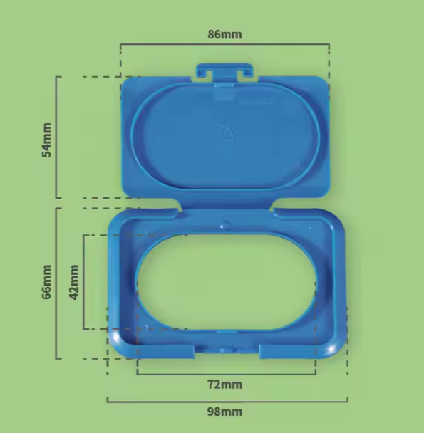 Hot Selling High Quality Wet Wipes Plastic Flip Pp Cover Wet Towel Plastic Packaging 