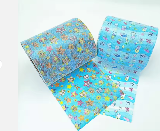 Wholesale Diaper Frontal Tape Disposable Printed Knitted Front Tape Raw Material Diaper Frontal Tape Wholesale Diaper Frontal Tape Disposable Printed Knitted Front Tape Raw Material Diaper Frontal Tape