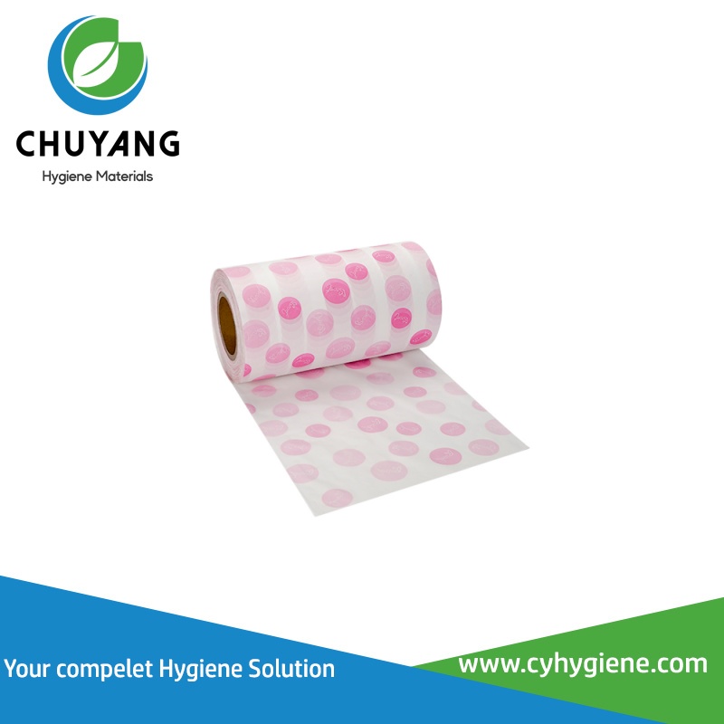 Wholesale waterproof breathable PE backsheet film for disposable hygiene products