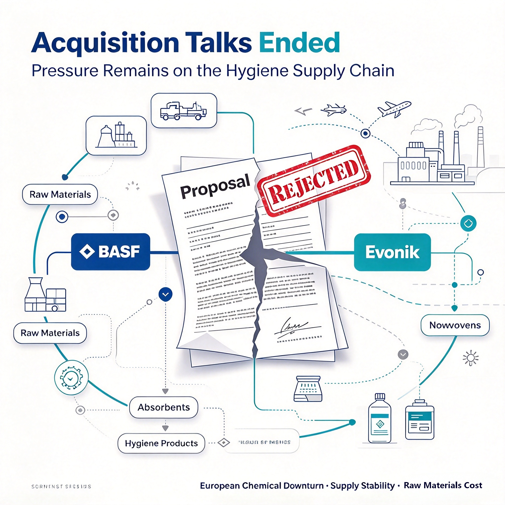 BASF Evonik Acquisition Rejected | Impact on Hygiene Raw Material Supply Chain